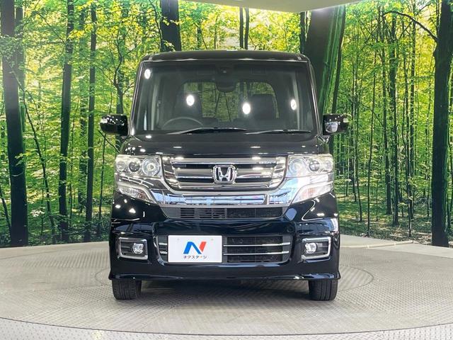 Ｎ－ＢＯＸカスタム Ｇ　ターボＳＳパッケージ　禁煙車　両側電動ドア　ＳＤナビ　バックカメラ　Ｂｌｕｅｔｏｏｔｈ　衝突被害軽減システム　　スマートキー　ＨＩＤヘッド　クルコン　純正１４インチアルミ　オートライト　オートエアコン　ＣＤ　ＤＶＤ再生（14枚目）