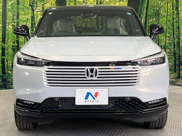 ヴェゼル ｅ：ＨＥＶ　Ｚ・ＰＬａＹパッケージ　登録済未使用車　パノラマルーフ　純正９型ＤＡ　全周囲カメラ　ホンダセンシング　ＥＴＣ２．０　合皮コンビシート　シートヒーター　レーダークルーズ　電動リアゲート　純正１８インチアルミ　デュアルエアコン（14枚目）