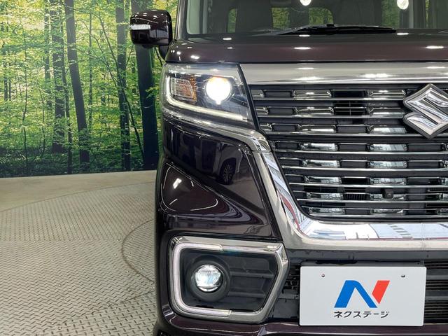 スペーシアカスタム ハイブリッドＸＳ　禁煙車　両側電動ドア　純正ＳＤナビ　全周囲カメラ　衝突被害軽減システム　合皮コンビシート　シートヒーター　ドラレコ　コーナーセンサー　スマートキー　ＬＥＤヘッド　ＥＴＣ　純正１５インチアルミ（12枚目）