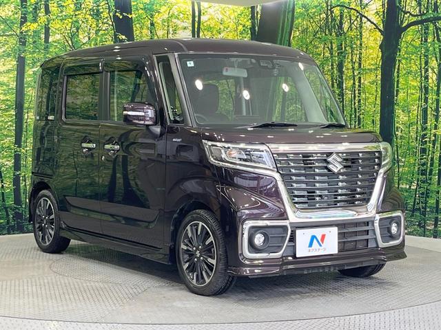 スペーシアカスタム ハイブリッドＸＳ　禁煙車　両側電動ドア　純正ＳＤナビ　全周囲カメラ　衝突被害軽減システム　合皮コンビシート　シートヒーター　ドラレコ　コーナーセンサー　スマートキー　ＬＥＤヘッド　ＥＴＣ　純正１５インチアルミ（16枚目）