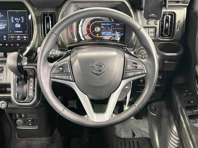 ハスラー タフワイルドターボ　禁煙車　純正９型ナビ　全周囲カメラ　衝突被害軽減システム　レーダークルーズ　ドラレコ　コーナーセンサー　シートヒーター　スマートキー　ＬＥＤヘッド　ＥＴＣ　純正１５インチアルミ　オートハイビーム（11枚目）