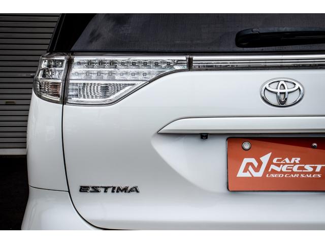 エスティマ アエラス　Ｒカメラ　禁煙　イモビライザー　地デジＴＶ　Ｓキー　Ｂｌｕｅｔｏｏｔｈ音楽　ナビＴＶ　デュアルエアバック　エアロ　オットマン　エアコン　ＰＳ　クルコン　Ｗエアコン　ＨＤＤナビ　ＥＴＣ　３列　ＡＢＳ（12枚目）