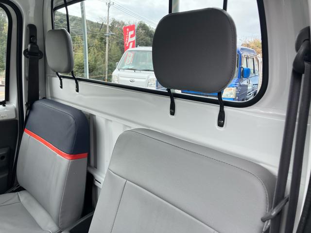 サンバートラック 赤帽　４ＷＤ／ハイルーフ車／リフレッシュカー／マニュアル５速／三方開／運転席エアバッグ／キーレス／集中ドアロック／オールペンクリア塗装仕上（19枚目）