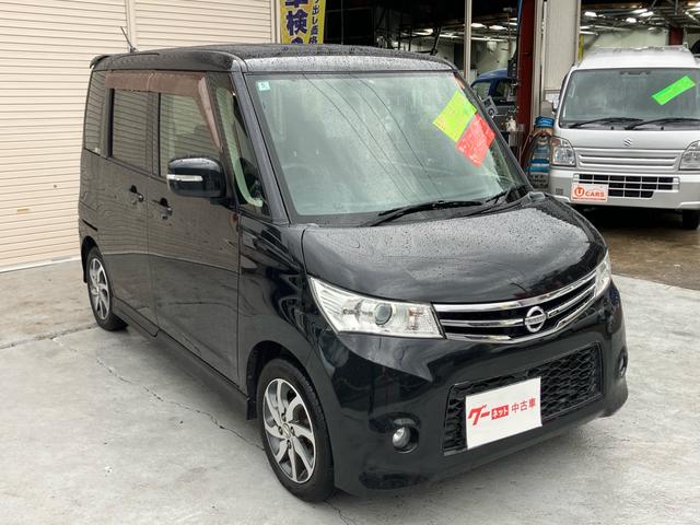 ルークス ハイウェイスター ETC/バックカメラ/Bluetooth接続/ナビ・フルセグTV/左リア電動スライドドア/プッシュスタート/スマートキー/CD・DVD再生/60000キロ時エンジン載せ替え(6枚目)