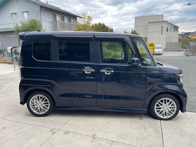 Ｎ－ＢＯＸカスタム Ｌターボ　ドライブレコーダー　ナビ付　両側電動スライドドア　クリアランスソナー　オートクルーズコントロール　レーンアシスト　衝突被害軽減システム　ＬＥＤヘッドランプ　アイドリングストップ　アルミ　ターボエンジン（4枚目）