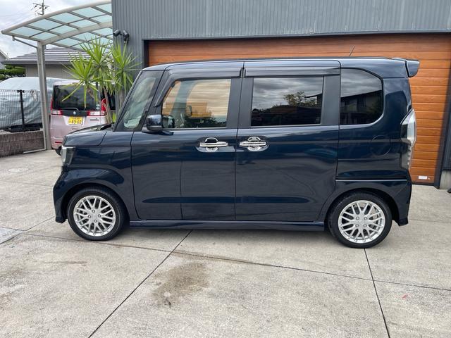 Ｎ－ＢＯＸカスタム Ｌターボ　ドライブレコーダー　ナビ付　両側電動スライドドア　クリアランスソナー　オートクルーズコントロール　レーンアシスト　衝突被害軽減システム　ＬＥＤヘッドランプ　アイドリングストップ　アルミ　ターボエンジン（5枚目）