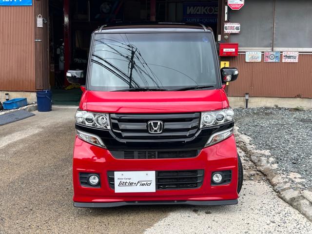 Ｎ－ＢＯＸカスタム Ｇ・Ｌパッケージ　ナビ　ＥＴＣ　ＨＩＤヘッドライト　オートライト　ＵＶカットガラス　オートスライドドア　オートリトラミラー　オートエアコンプラズマクラスター　リアサンシェード　ローダウン　バックカメラ（2枚目）
