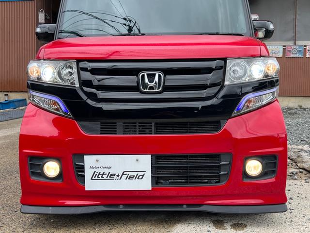 Ｎ－ＢＯＸカスタム Ｇ・Ｌパッケージ　ナビ　ＥＴＣ　ＨＩＤヘッドライト　オートライト　ＵＶカットガラス　オートスライドドア　オートリトラミラー　オートエアコンプラズマクラスター　リアサンシェード　ローダウン　バックカメラ（40枚目）