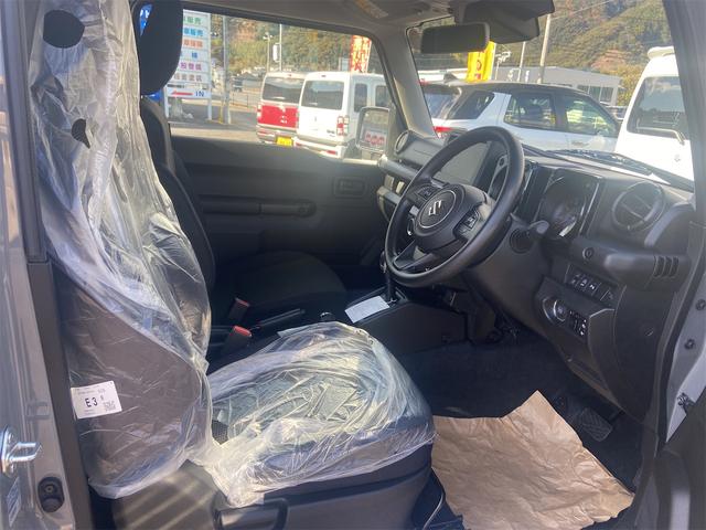 ジムニー XL 4WD クリアランスソナー オートクルーズコントロール レーンアシスト 衝突被害軽減システム オートライト スマートキー アイドリングストップ 電動格納ミラー シートヒーター AT 盗難防止システム(8枚目)