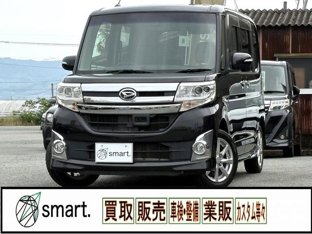 タント カスタムＸ　ＳＡ　スマートアシスト　パワースライドドア　社外オーディオ　前後ドラレコ　ＥＴＣ　横滑り防止　エコアイドル　スマートキー　プッシュスタート　ＬＥＤヘッドライト　フォグ　プライバシーガラス　セキュリティー（2枚目）
