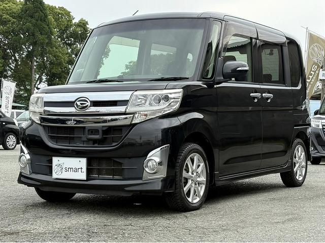 タント カスタムＸ　ＳＡ　スマートアシスト　パワースライドドア　社外オーディオ　前後ドラレコ　ＥＴＣ　横滑り防止　エコアイドル　スマートキー　プッシュスタート　ＬＥＤヘッドライト　フォグ　プライバシーガラス　セキュリティー（3枚目）