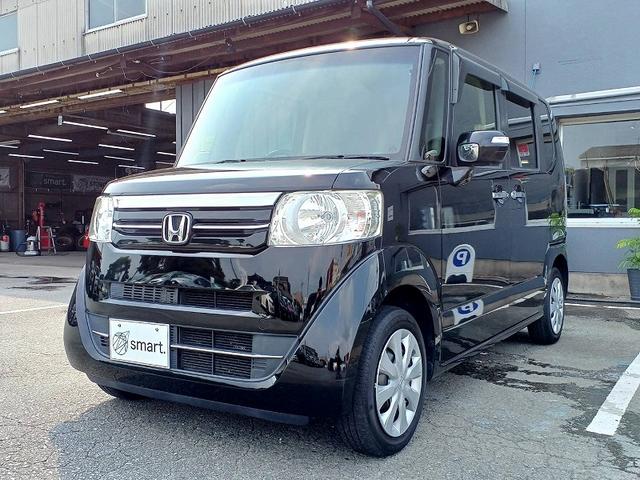 Ｎ－ＢＯＸ Ｇ・Ｌパッケージ　後期　社外ナビ　フルセグ／ＤＶＤ／ＢＴ　Ｂカメラ　電スラ　ＥＴＣ　スマートキー　Ｐスタート　電格ミラー　シートリフター　Ｐガラス　ウィンカーミラー　ＥＣＯＮ　横滑り防止　バイザー　リアワイパー（2枚目）