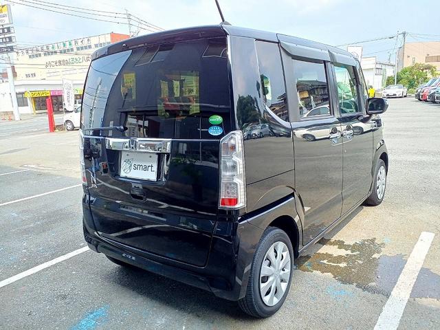 Ｎ－ＢＯＸ Ｇ・Ｌパッケージ　後期　社外ナビ　フルセグ／ＤＶＤ／ＢＴ　Ｂカメラ　電スラ　ＥＴＣ　スマートキー　Ｐスタート　電格ミラー　シートリフター　Ｐガラス　ウィンカーミラー　ＥＣＯＮ　横滑り防止　バイザー　リアワイパー（7枚目）