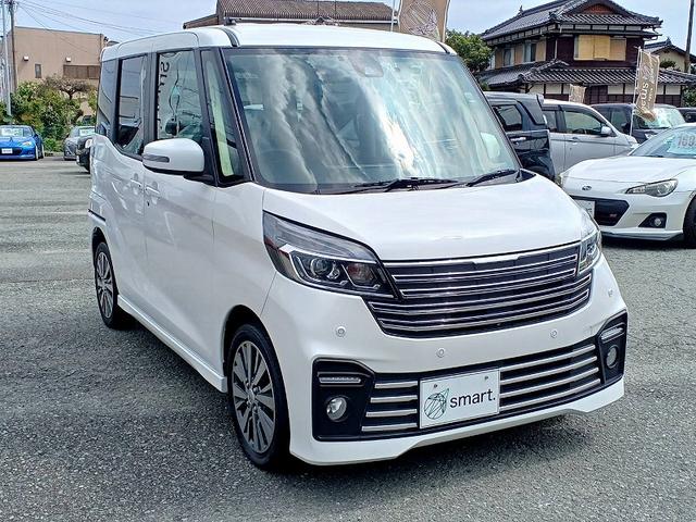 デイズルークス ライダー　後期　エマブレ　アラビュー　ターボ　電スラ　ＳＤナビ　地デジ／ＣＤ／ＤＶＤ　ＥＴＣ　ＬＥＤ　フォグ　クルコン　シートヒーター　シートリフター　Ａライト　Ａハイビーム　Ａストップ　Ｐスタート（4枚目）