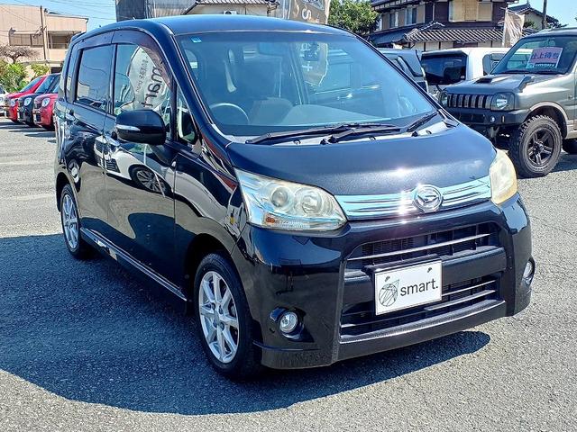 ムーヴ カスタム　Ｘリミテッド　純正ナビ　地デジ／ＣＤ　Ｂカメラ　Ｐスタ　ＨＩＤライト　ＥＴＣ　Ａストップ　前後ドラレコ　電格ミラー　スマートキー　シートリフター　ベンチシート　アームレスト　フォグランプ　ウィンカーミラー　Ｐガラス（4枚目）