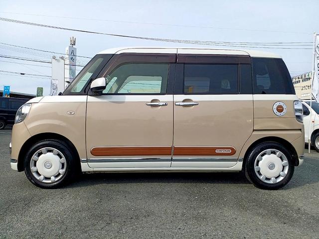 ムーヴキャンバス Xメイクアップ SAII ナビ 地デジ/DVD/BT Bカメラ ETC Aライト フォグ スマアシ2 ステリモ 電格ミラー スマートキー Pスタート Pガラス Aストップ シートリフター ベンチシート アームレスト 横滑り防止(6枚目)