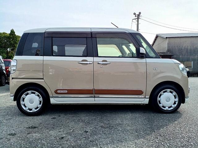 ムーヴキャンバス Xメイクアップ SAII ナビ 地デジ/DVD/BT Bカメラ ETC Aライト フォグ スマアシ2 ステリモ 電格ミラー スマートキー Pスタート Pガラス Aストップ シートリフター ベンチシート アームレスト 横滑り防止(7枚目)