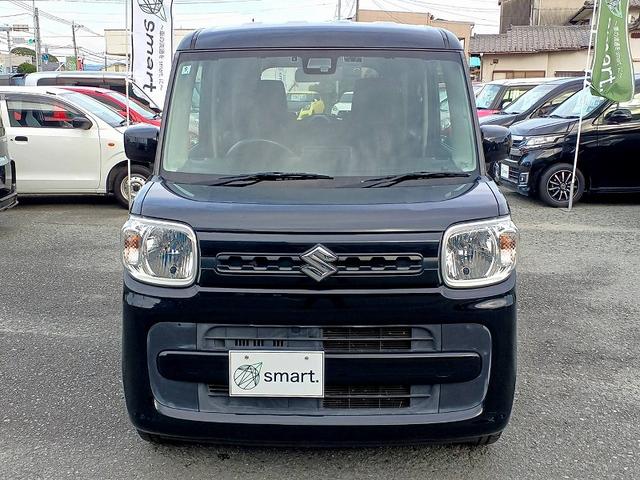 スペーシア ハイブリッドG セーフティS 社外ナビ 地デジ/DVD/BT ETC Pスタート スマートキー Aストップ Aライト Pガラス コーナーセンサー 電格ミラー PWRモード ベンチシート アームレスト 車線逸脱警報(4枚目)