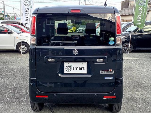 スペーシア ハイブリッドG セーフティS 社外ナビ 地デジ/DVD/BT ETC Pスタート スマートキー Aストップ Aライト Pガラス コーナーセンサー 電格ミラー PWRモード ベンチシート アームレスト 車線逸脱警報(9枚目)