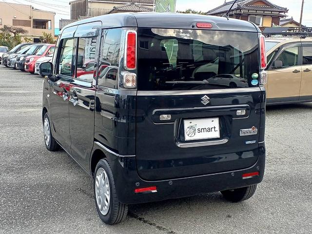 スペーシア ハイブリッドG セーフティS 社外ナビ 地デジ/DVD/BT ETC Pスタート スマートキー Aストップ Aライト Pガラス コーナーセンサー 電格ミラー PWRモード ベンチシート アームレスト 車線逸脱警報(10枚目)