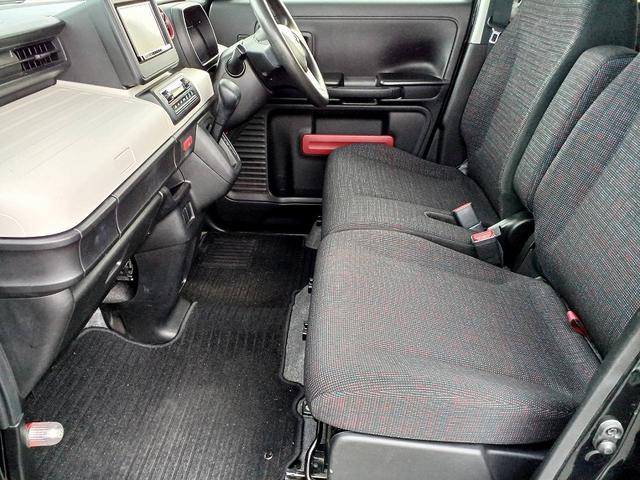 スペーシア ハイブリッドG セーフティS 社外ナビ 地デジ/DVD/BT ETC Pスタート スマートキー Aストップ Aライト Pガラス コーナーセンサー 電格ミラー PWRモード ベンチシート アームレスト 車線逸脱警報(13枚目)