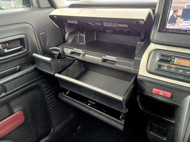 スペーシア ハイブリッドG セーフティS 社外ナビ 地デジ/DVD/BT ETC Pスタート スマートキー Aストップ Aライト Pガラス コーナーセンサー 電格ミラー PWRモード ベンチシート アームレスト 車線逸脱警報(32枚目)