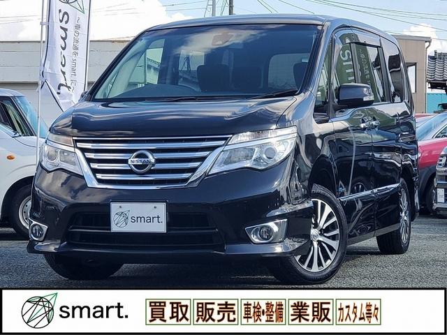 セレナ ハイウェイスター S-ハイブリッド 後期 エマブレ ナビ 地デジ/DVD/BT フリップダウン 両電スラ Bカメラ クルコン ETC スマートキー Pスタート Aライト フォグ ウィンカーミラー 電格ミラー 車線逸脱警報 横滑り防止機能(2枚目)