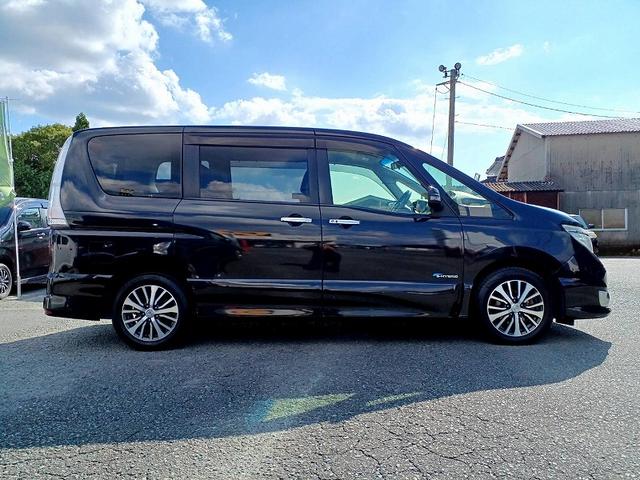 セレナ ハイウェイスター S-ハイブリッド 後期 エマブレ ナビ 地デジ/DVD/BT フリップダウン 両電スラ Bカメラ クルコン ETC スマートキー Pスタート Aライト フォグ ウィンカーミラー 電格ミラー 車線逸脱警報 横滑り防止機能(7枚目)