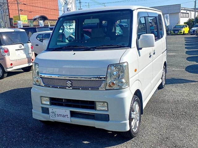 エブリイワゴン ＰＺターボスペシャル　社外ナビ　ＣＤ　両側電動スライドドア　オートステップ　ターボ　フォグ　キーレス　Ｐガラス　マット　バイザー　リアワイパー　電格ミラー　ヘッドライトレベライザー　セキュリティ　アームレスト（3枚目）