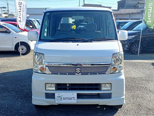 エブリイワゴン ＰＺターボスペシャル　社外ナビ　ＣＤ　両側電動スライドドア　オートステップ　ターボ　フォグ　キーレス　Ｐガラス　マット　バイザー　リアワイパー　電格ミラー　ヘッドライトレベライザー　セキュリティ　アームレスト（4枚目）