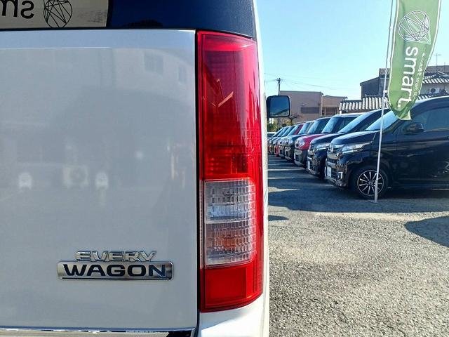 エブリイワゴン ＰＺターボスペシャル　社外ナビ　ＣＤ　両側電動スライドドア　オートステップ　ターボ　フォグ　キーレス　Ｐガラス　マット　バイザー　リアワイパー　電格ミラー　ヘッドライトレベライザー　セキュリティ　アームレスト（40枚目）