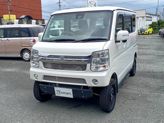 エブリイワゴン PZターボスペシャル RBS リフトアップ バンパーガード シートカバー ナビ 地デジ/DVD/BT Bカメラ オートステップ 両電スラ スマートキー Pスタート Aライト ステリモ フォグ 電格ミラー Pガラス(3枚目)