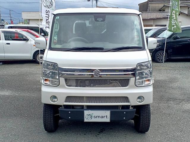 エブリイワゴン PZターボスペシャル RBS リフトアップ バンパーガード シートカバー ナビ 地デジ/DVD/BT Bカメラ オートステップ 両電スラ スマートキー Pスタート Aライト ステリモ フォグ 電格ミラー Pガラス(4枚目)