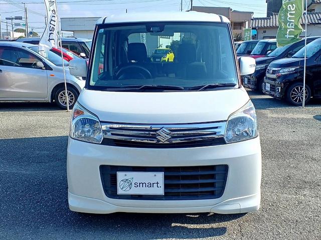 スペーシア Ｘリミテッド　ＲＢＳ　純正ナビ　地デジ　Ｂカメラ　両電スラ　ＨＩＤライト　両席シートヒーター　Ａライト　ステリモ　スマートキー　スペアキー★　Ｐスタ　電格ミラー　シートリフター　ベンチシート　アームレスト（4枚目）