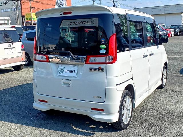 スペーシア Ｘリミテッド　ＲＢＳ　純正ナビ　地デジ　Ｂカメラ　両電スラ　ＨＩＤライト　両席シートヒーター　Ａライト　ステリモ　スマートキー　スペアキー★　Ｐスタ　電格ミラー　シートリフター　ベンチシート　アームレスト（8枚目）