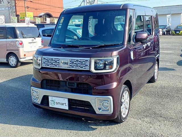 ウェイク L SA スマートアシスト LEDライト 社外ナビ フルセグ/DVD Bカメラ Pスタート 電動スライドドア スマートキー Aライト エコアイドル フロアマット サイドバイザー プライバシーガラス セキュティ(3枚目)