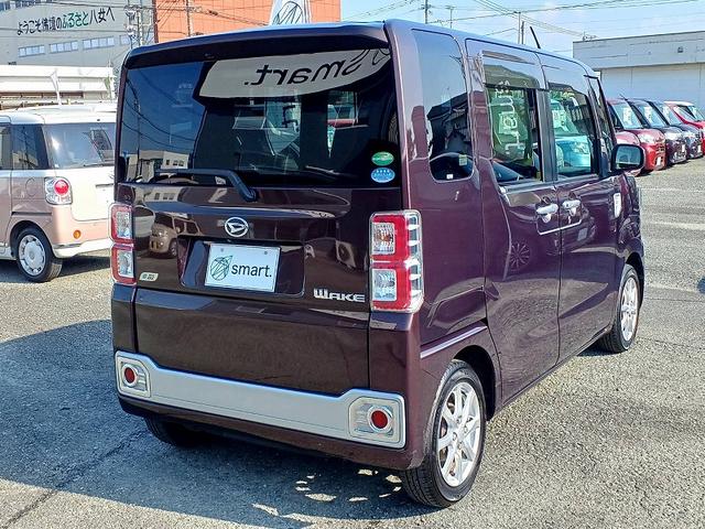 ウェイク L SA スマートアシスト LEDライト 社外ナビ フルセグ/DVD Bカメラ Pスタート 電動スライドドア スマートキー Aライト エコアイドル フロアマット サイドバイザー プライバシーガラス セキュティ(8枚目)