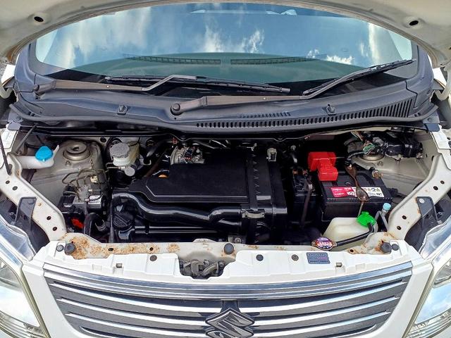 ワゴンＲ ＦＸリミテッド　スマートキー　Ｐスタート　ＣＤ　ラジオ　Ｐガラス　電格ミラー　シートリフター　ベンチシート　アームレスト　サイドバイザー　フロアマット　リアワイパー　ヘッドライトレベライザー　チルトステアリング（48枚目）