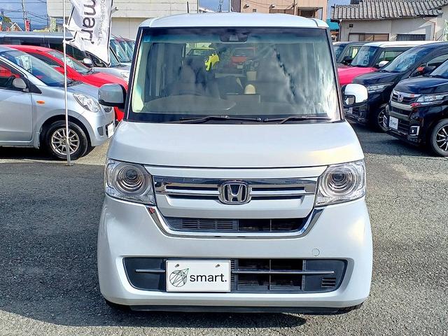 Ｎ－ＢＯＸ Ｌ　後期　ホンダセンシング　８型ナビ　フルセグ　ＤＶＤ　ＢＴ　Ｂカメラ　電スラ　両席シートヒーター　ＬＥＤライト　スマートキー　Ｐスタート　クルコン　ステリモ　車線逸脱警報　Ｐガラス　ロールシェード（4枚目）