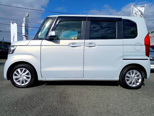 Ｎ－ＢＯＸ Ｌ　後期　ホンダセンシング　８型ナビ　フルセグ　ＤＶＤ　ＢＴ　Ｂカメラ　電スラ　両席シートヒーター　ＬＥＤライト　スマートキー　Ｐスタート　クルコン　ステリモ　車線逸脱警報　Ｐガラス　ロールシェード（6枚目）