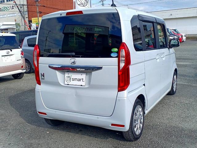 Ｎ－ＢＯＸ Ｌ　後期　ホンダセンシング　８型ナビ　フルセグ　ＤＶＤ　ＢＴ　Ｂカメラ　電スラ　両席シートヒーター　ＬＥＤライト　スマートキー　Ｐスタート　クルコン　ステリモ　車線逸脱警報　Ｐガラス　ロールシェード（8枚目）