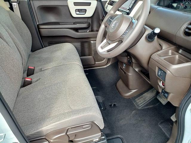 Ｎ－ＢＯＸ Ｌ　後期　ホンダセンシング　８型ナビ　フルセグ　ＤＶＤ　ＢＴ　Ｂカメラ　電スラ　両席シートヒーター　ＬＥＤライト　スマートキー　Ｐスタート　クルコン　ステリモ　車線逸脱警報　Ｐガラス　ロールシェード（12枚目）