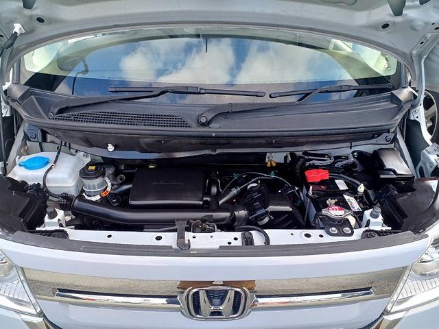 Ｎ－ＢＯＸ Ｌ　後期　ホンダセンシング　８型ナビ　フルセグ　ＤＶＤ　ＢＴ　Ｂカメラ　電スラ　両席シートヒーター　ＬＥＤライト　スマートキー　Ｐスタート　クルコン　ステリモ　車線逸脱警報　Ｐガラス　ロールシェード（57枚目）