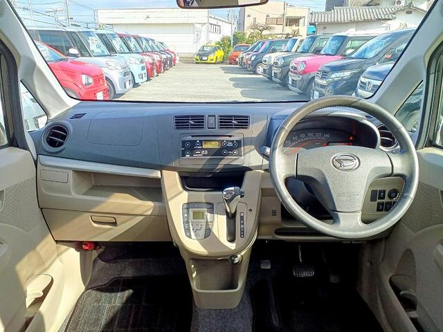 ムーヴ Ｘ　ＳＡ　後期　スマートキー　Ｐスタート　ＣＤ　エコアイドル　アルミ　Ａライト　電格ミラー　シートリフター　ベンチシート　アームレスト　マット　バイザー　Ｐガラス　リアワイパー　ＩＳＯＦＩＸ　横滑り防止機能（11枚目）