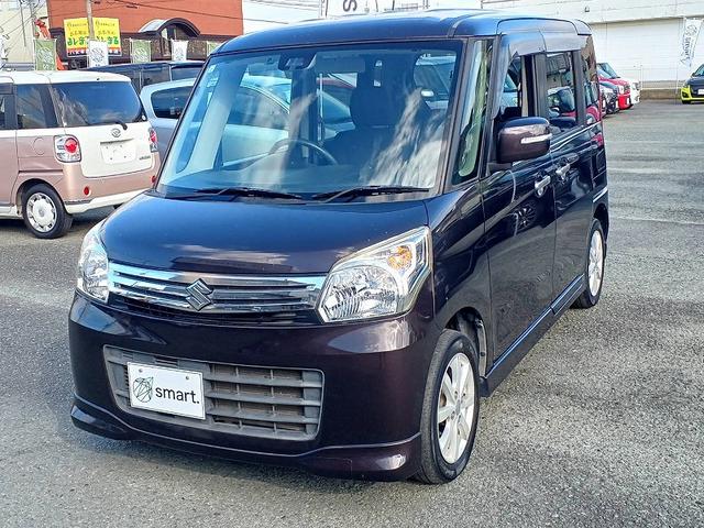 スペーシア Ｘリミテッド　ＲＢＳ　ナビ　フルセグ　ＤＶＤ　ＢＴ　両電スラ　ＨＩＤライト　ＥＴＣ　両席　シートヒーター　Ａライト　Ａストップ　スマートキー　Ｐスタート　Ｐガラス　ステリモ　ウィンカーミラー　ロールサンシェード（3枚目）