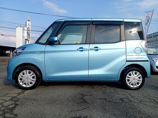 デイズルークス S エマージェンシーブレーキ・レス 後期 ナビ 地デジ BT キーレス ETC Aストップ 電格ミラー シートリフター ベンチシート アームレスト Pガラス マット バイザー リアワイパー ISOFIX 横滑り防止(6枚目)