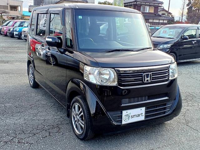 N-BOX G SSパッケージ 社外ナビ フルセグ DVD BT Bカメラ 両側電動スライドドア スマートキー Pガラス ウィンカーミラー バイザー 電格ミラー ステリモ Pスタート リアワイパー シートリフター 横滑り防止機能(5枚目)