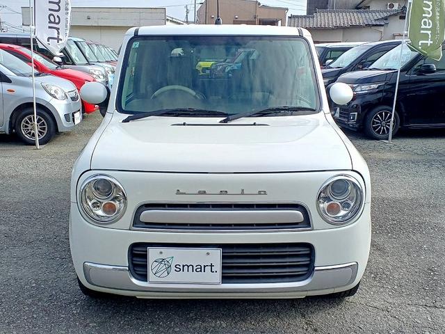 アルトラパンショコラ Ｇ　社外ナビ　フルセグ　ＥＴＣ　ＨＩＤライト　Ｐスタート　スマートキー　スペアキー　電格ミラー　Ａライト　シートリフター　ベンチシート　アームレスト　Ａストップ　Ｐガラス　マット　バイザー　リアワイパー（4枚目）