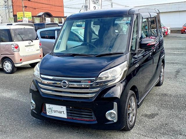 デイズルークス ハイウェイスター　Ｘ　アラビュー　電スラ　ＨＩＤライト　Ｐスタート　フォグ　スマートキー　スペアキー　電格ミラー　シートリフター　ベンチシート　リアシーリングファン　ウィンカーミラー　シートバックテーブル　ロールシェード（3枚目）