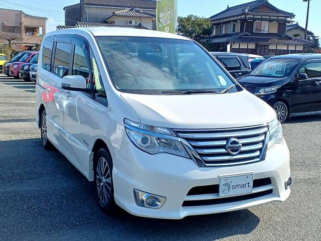 セレナ ハイウェイスター　Ｓ－ハイブリッド　後期　ナビ　地デジ　ＤＶＤ　ＢＴ　Ｂカメラ　電動スライドドア　スマートキー　Ｐスタート　クルコン　電格ミラー　Ｐガラス　ＥＴＣ　フォグ　ウィンカーミラー　車線逸脱警報★ヘッドライトレベライザー（5枚目）